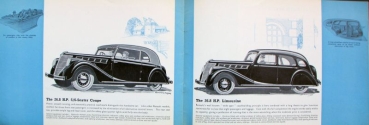 Renault Four and Sixes Modelprogram 1938 Carbrochure (8745)